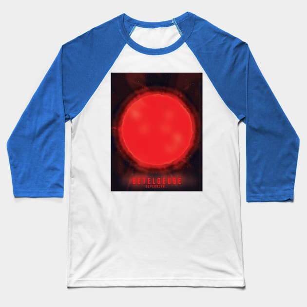 betelgeuse Supernova space art Baseball T-Shirt by nickemporium1